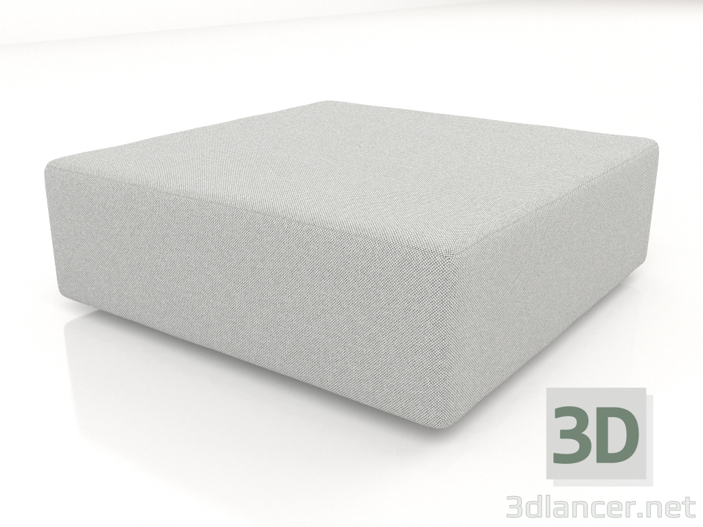 3D Modell Sofamodul-Pouf (3cm) - Vorschau