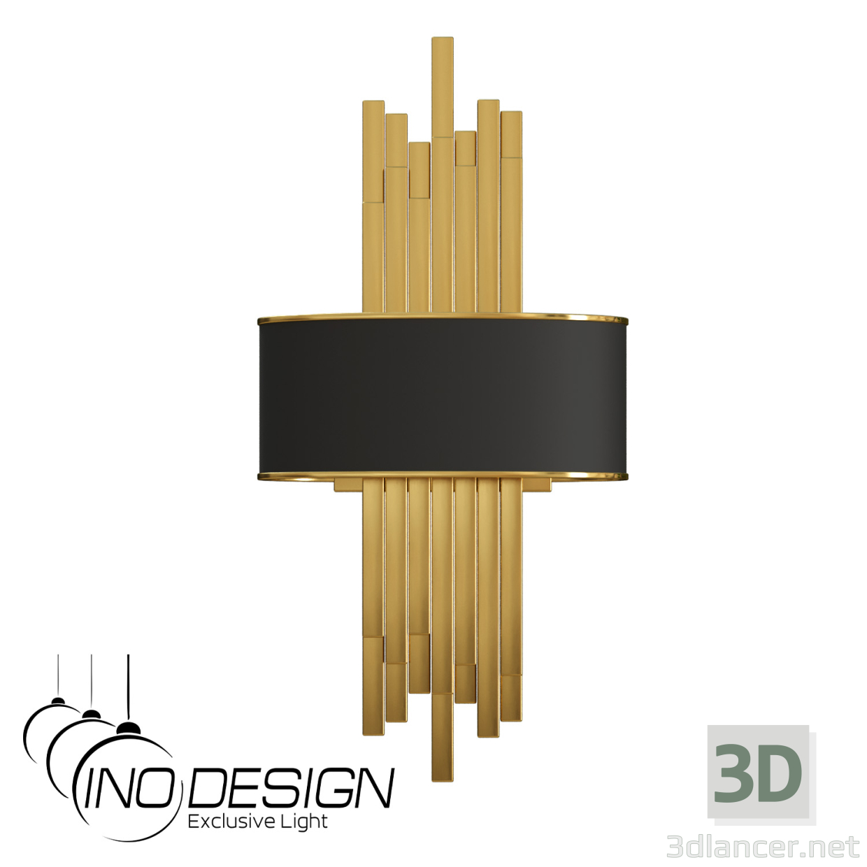 3d модель Inodesign Roman Black 44.3675 – превью