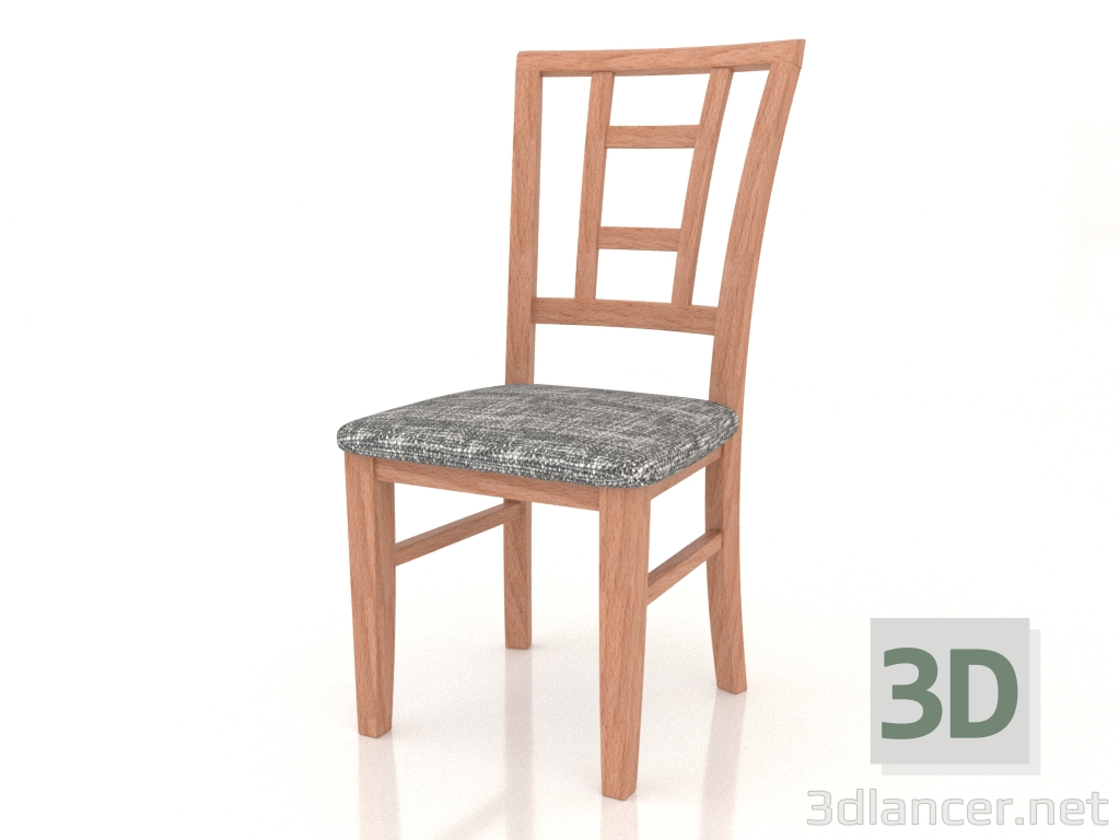 3d model Milton chair (Natural beech) - preview