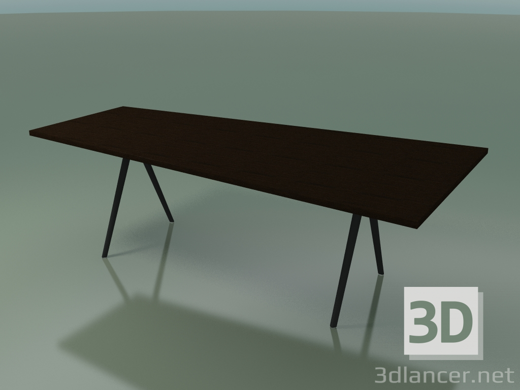 3D modeli Trapez masa 5437 (H 74-120-80x240 cm, kaplamalı L21 venge, V44) - önizleme