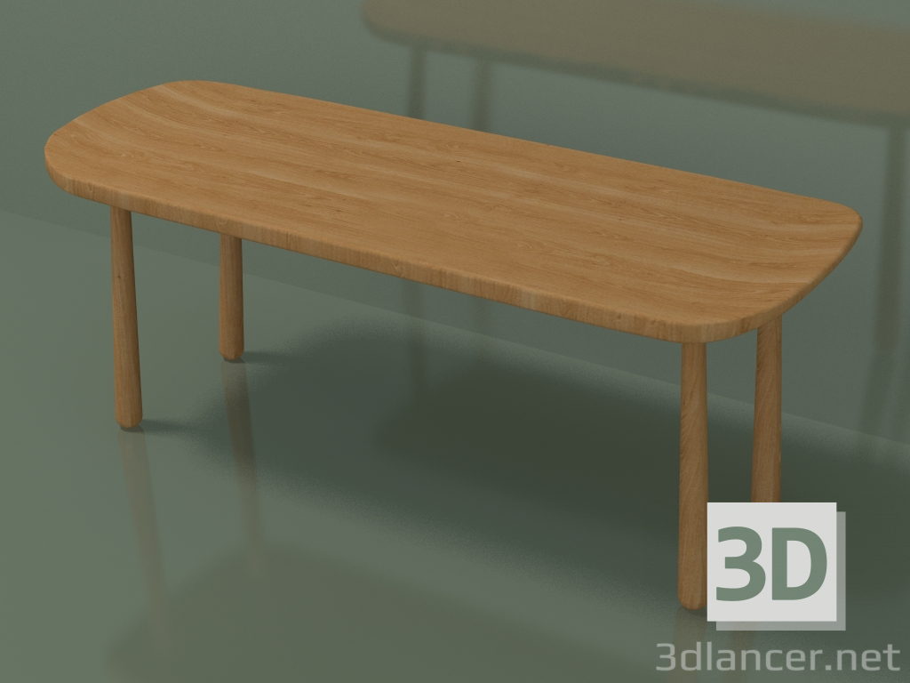 3D Modell Bank (L 96, P 38, H 40 cm) - Vorschau