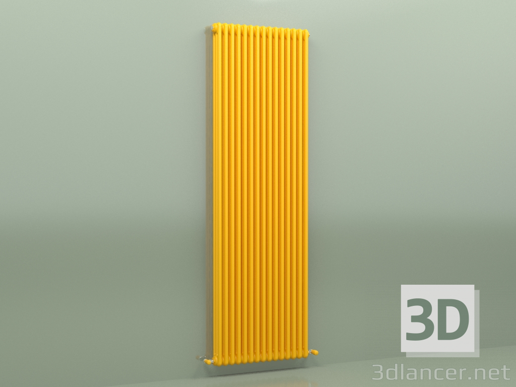 3d модель Радиатор TESI 3 (H 2200 15EL, Melon yellow - RAL 1028) – превью