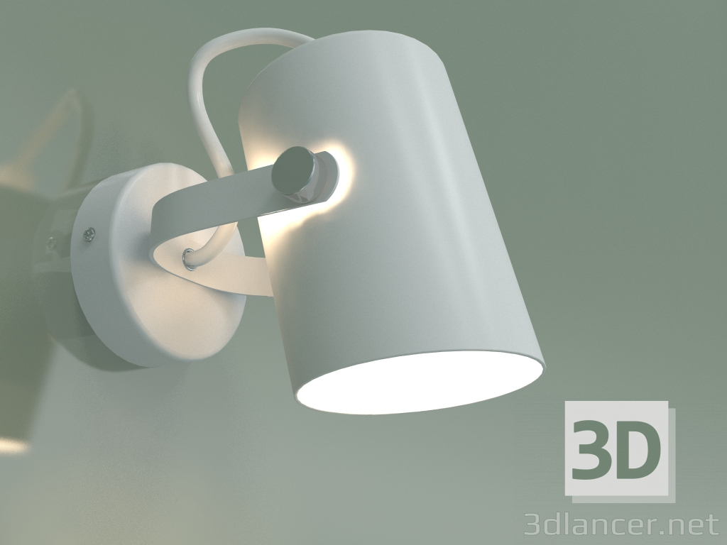 3d model Spot Italio 20093-1 (blanco-níquel satinado) - vista previa