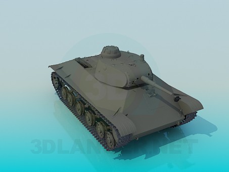 Modelo 3d Tanque T50 - preview