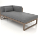 3D Modell Modulares Sofa, Abschnitt 2 rechts (Bronze) - Vorschau