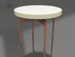 Table basse ronde Ø60 (Or, DEKTON Zenith)