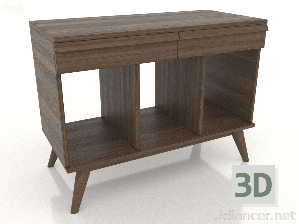 3d model Universal MINI Turntable Stand 900 mm (Light Ash Walnut) - preview