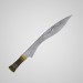 Kukri-Katrimoras "Ala de halcón" 3D modelo Compro - render