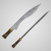 3d Kukri-Katrimoras "Falcon Wing" model buy - render