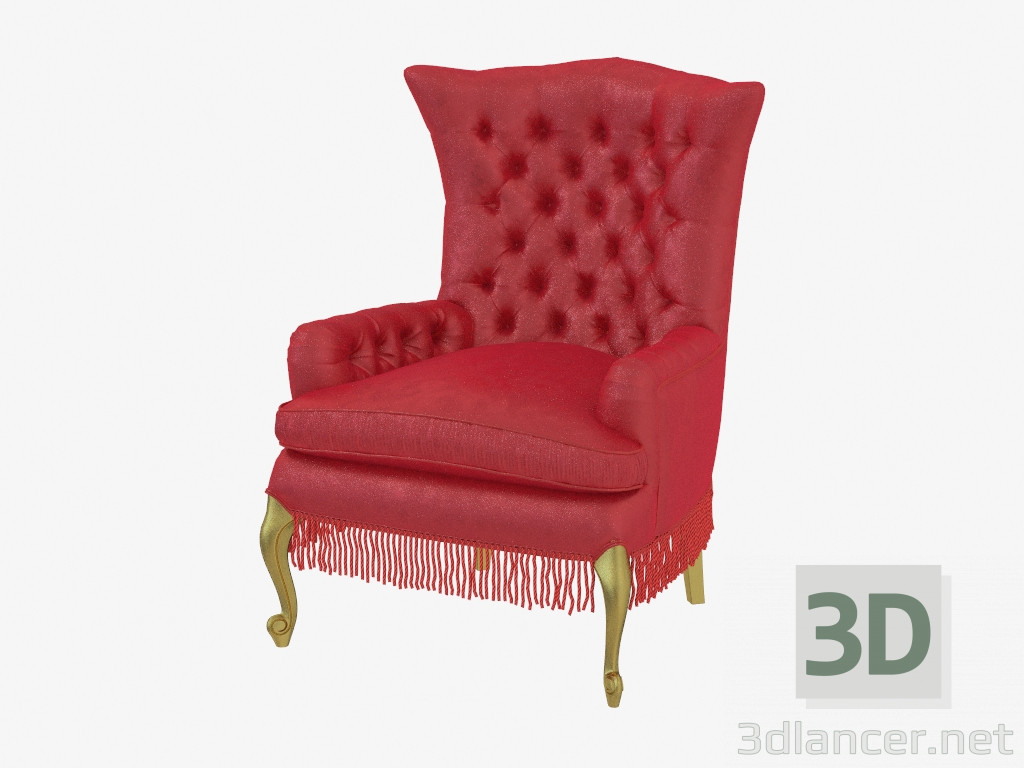 3d model Silla en estilo clásico 737 - vista previa