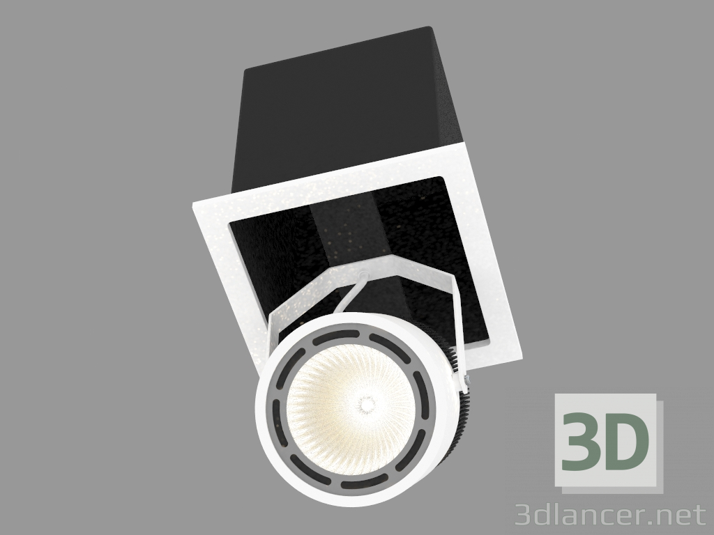 3d model luminaria empotrada LED (DL18601_01WW-SQ) - vista previa