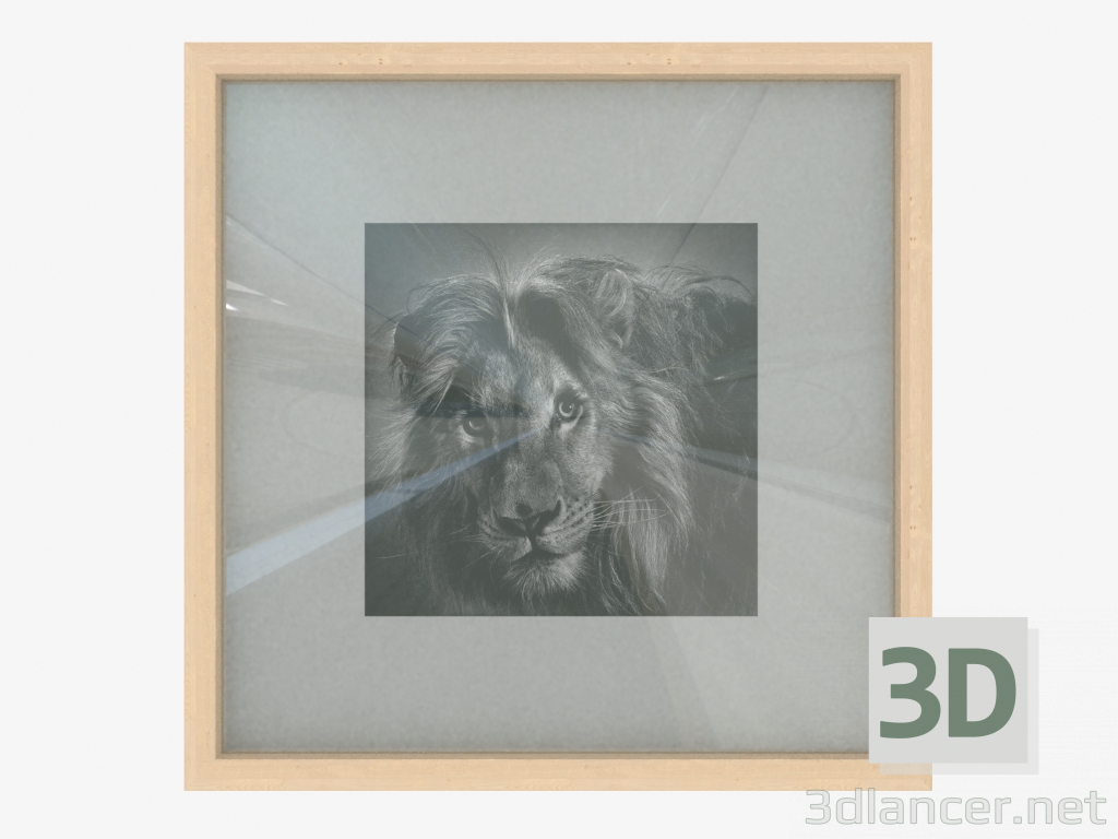 Modelo 3d O quadro de parede Ribba 72.5x102.5 (60078034) - preview