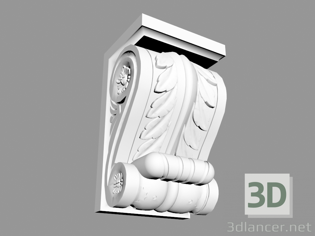 3d model Soporte (КР4) - vista previa