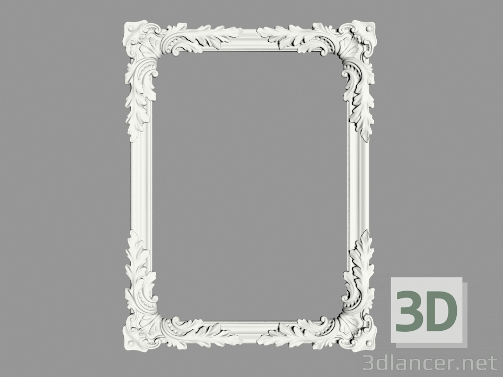 modello 3D Angolo decorativo (TSU59) - anteprima