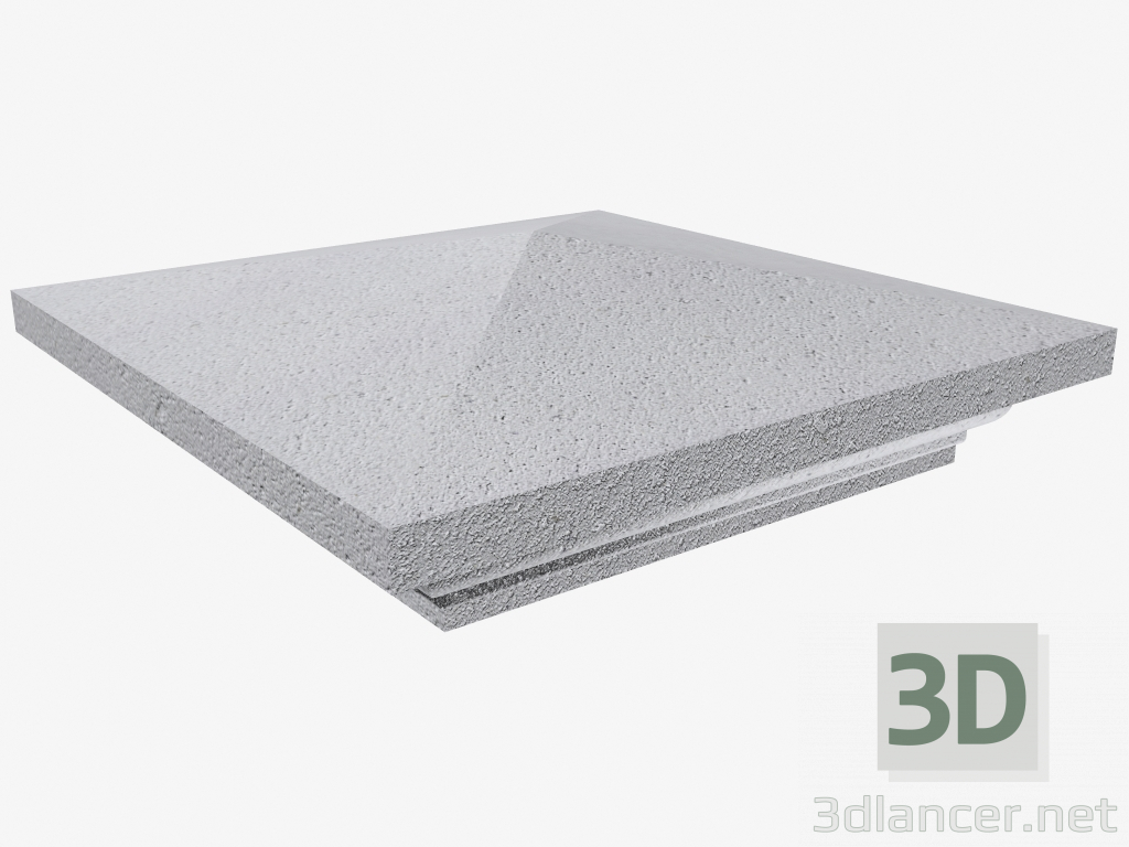 modello 3D Copertura sul pilastro (LK46AK) - anteprima