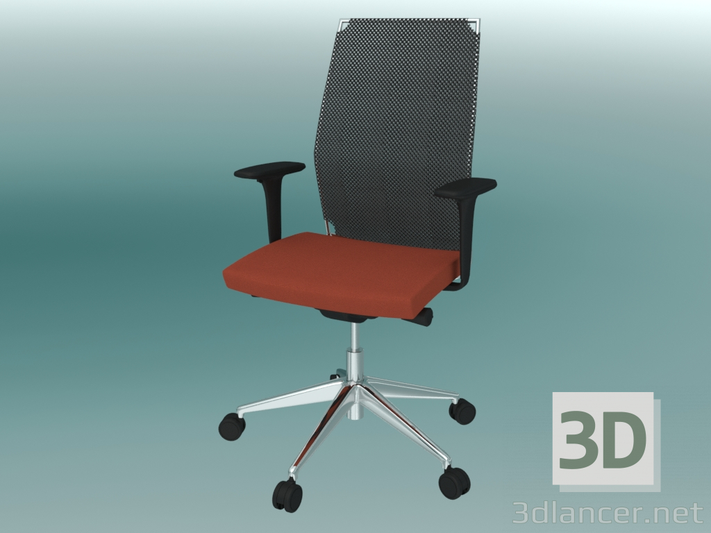 modello 3D Sedia girevole (213S P51) - anteprima