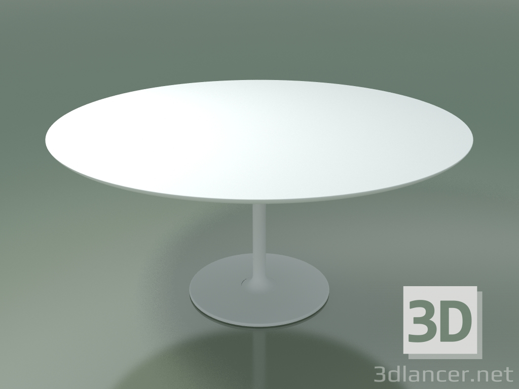 3d model Mesa redonda 0634 (H 74 - D 158 cm, F01, V12) - vista previa