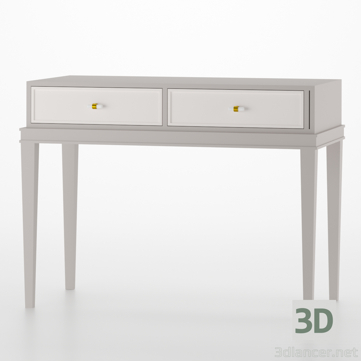 3d model Tocador Evans - vista previa