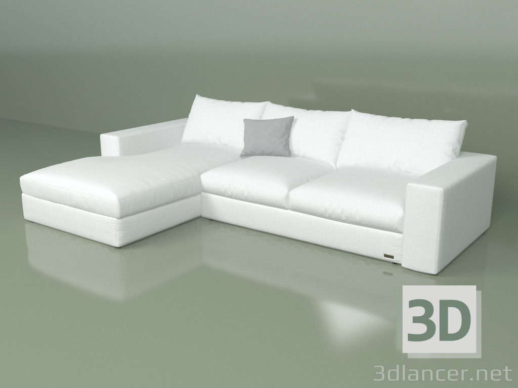 3d model Sofá esquinero Derby - vista previa