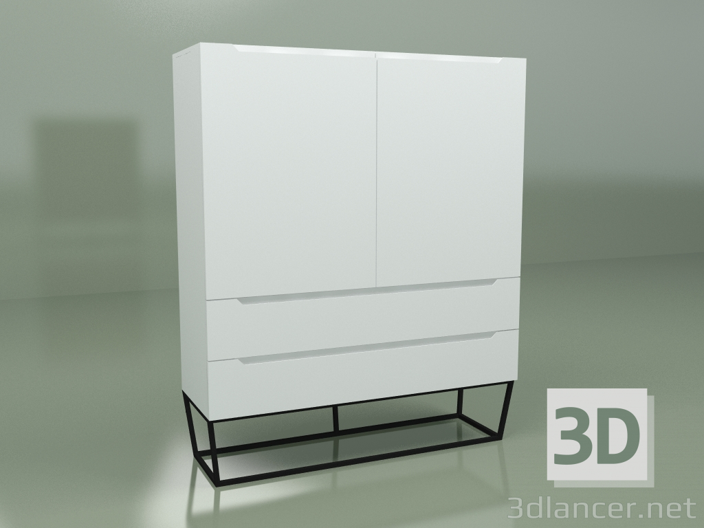 modèle 3D Armoire Harvard - preview