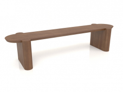 Bench BK 03 (1600x400x350, wood brown light)