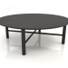 3D Modell Couchtisch JT 061 (Option 2) (D=1200x400, Holz schwarz) - Vorschau