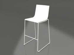 Tabouret haut modèle 1 (Blanc)