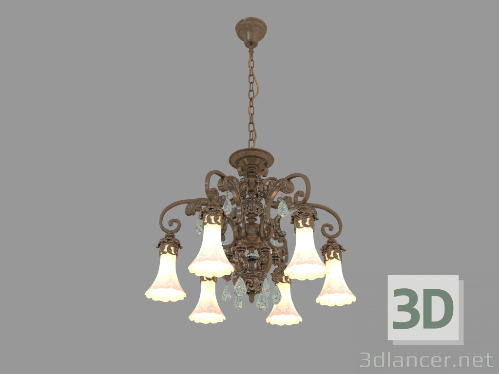 Modelo 3d Lustre Ponga (2431 6) - preview