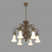 3d model Chandelier Ponga (2431 6) - preview