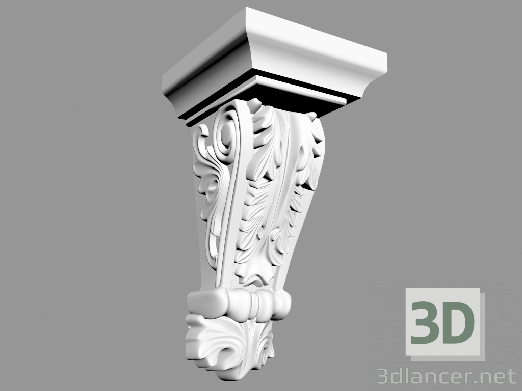 3d model Soporte (KP5) - vista previa