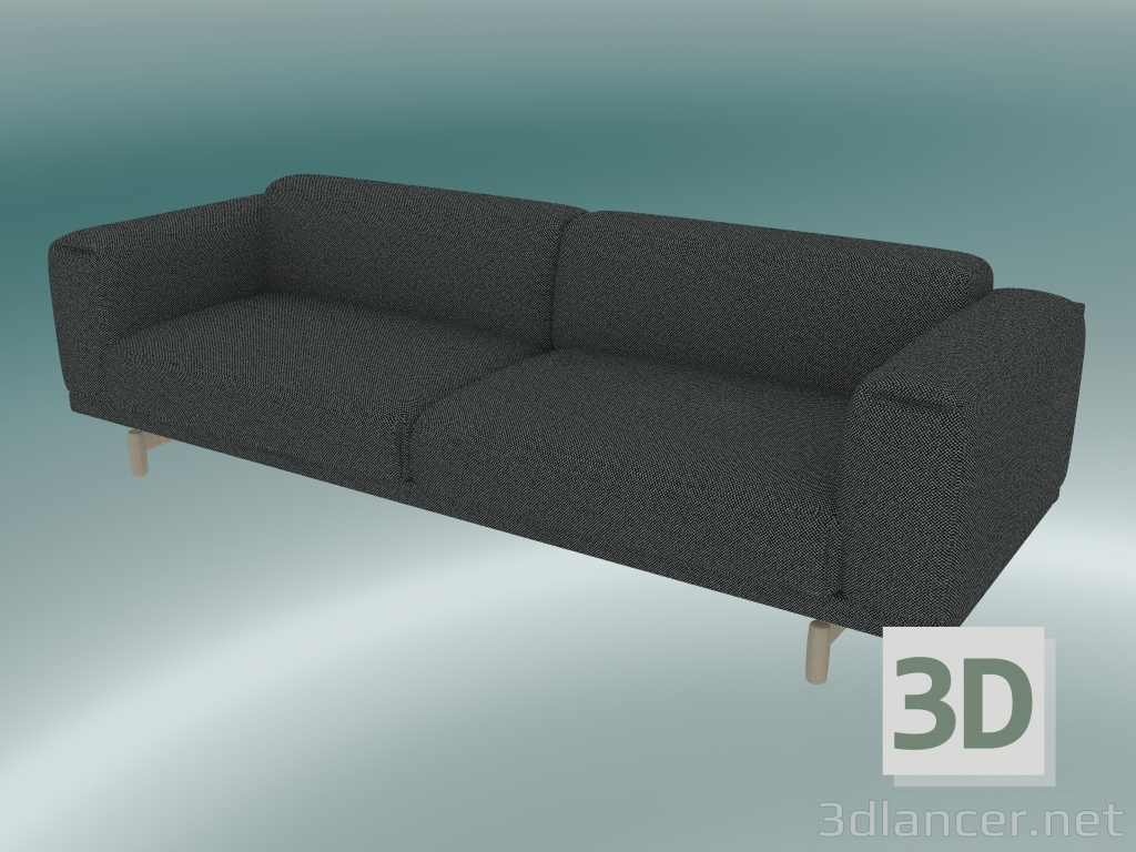 modèle 3D Canapé Triple Rest (Hallingdal 166) - preview