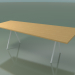 3d model Trapezoidal table 5437 (H 74 - 120-80x240 cm, veneered L22 natural oak, V12) - preview