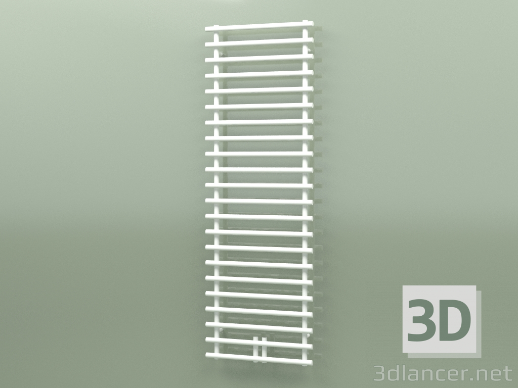 modello 3D Scaldasalviette - Leros (1812 x 600, RAL - 9016) - anteprima