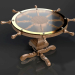 3d Side table "Steering wheel" model buy - render