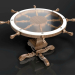 3d Side table "Steering wheel" model buy - render