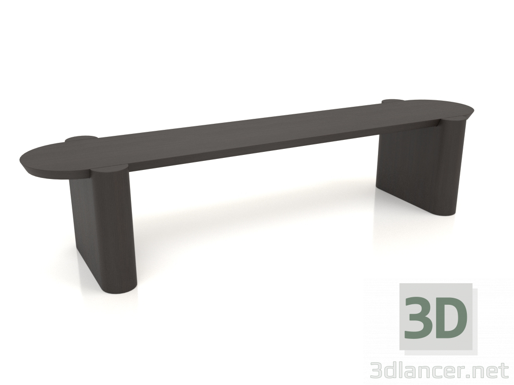 Modelo 3d Banco BK 03 (1600x400x350, madeira marrom) - preview