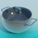 modello 3D Casseruola - anteprima