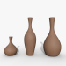 3d Vases asset Clay model buy - render