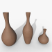 3d Vases asset Clay model buy - render