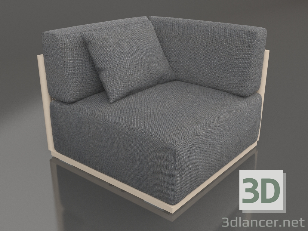 3d model Sofa module section 6 (Sand) - preview