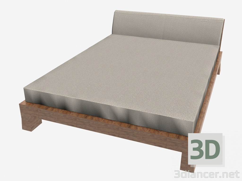 3d model Cama doble Omega - vista previa