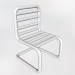 3d model Silla tubular - vista previa