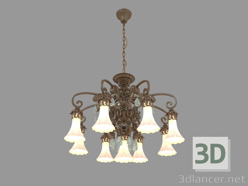 Modelo 3d Lustre Ponga (2431 9) - preview