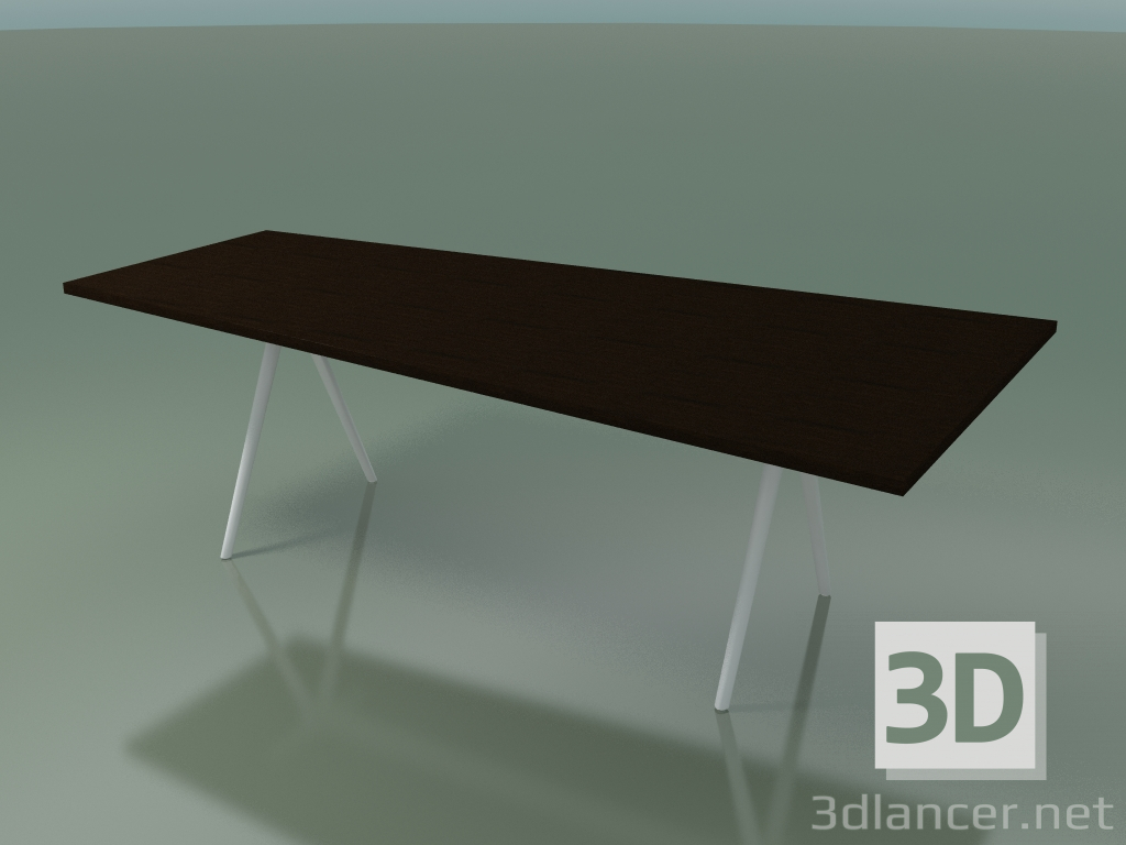 3D modeli Trapez masa 5437 (H 74-120-80x240 cm, kaplamalı L21 venge, V12) - önizleme