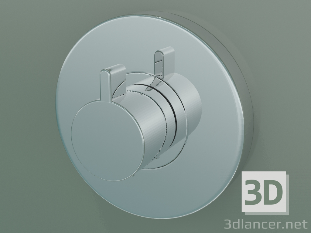 modello 3D Miscelatore incasso con termostato (15741000) - anteprima