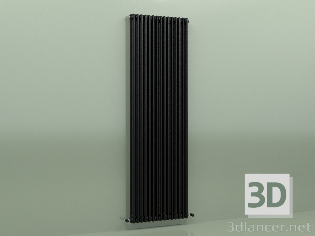 Modelo 3d Radiador TESI 3 (H 2200 15EL, Preto - RAL 9005) - preview