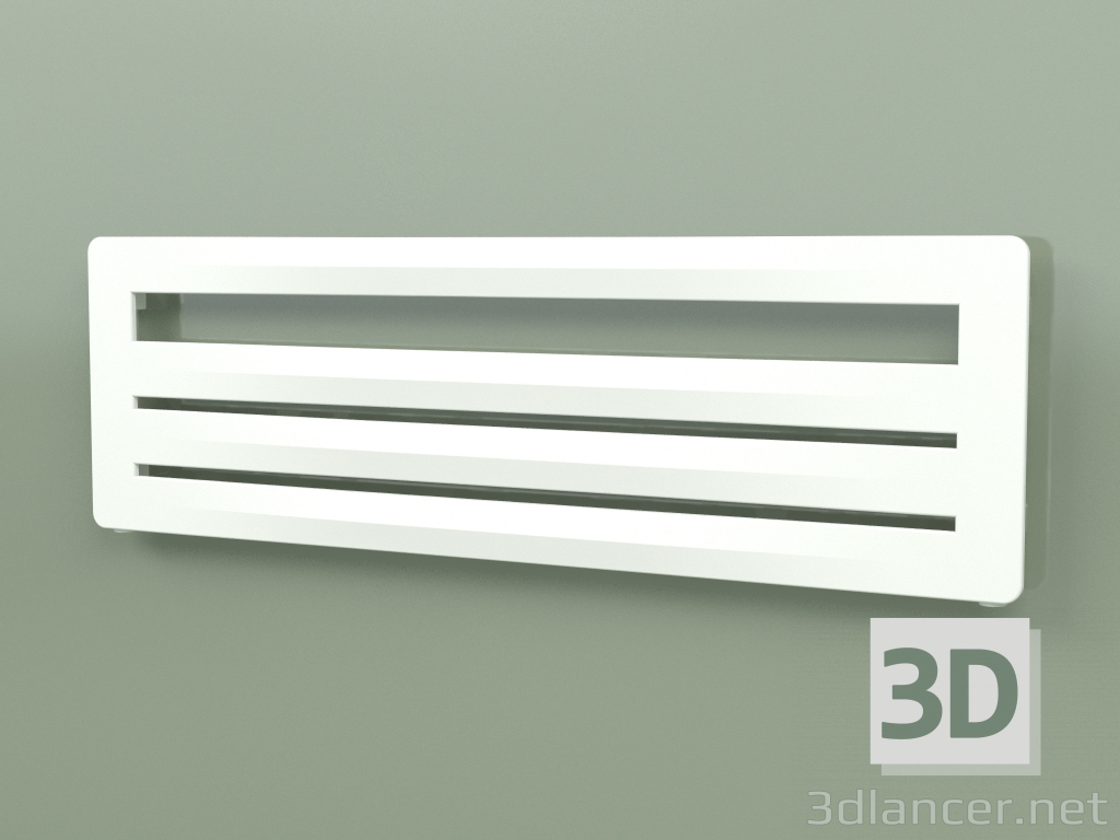 3d model Barra de toalla con calefacción Aero HG (WGARG037120-SX, 370х1200 mm) - vista previa