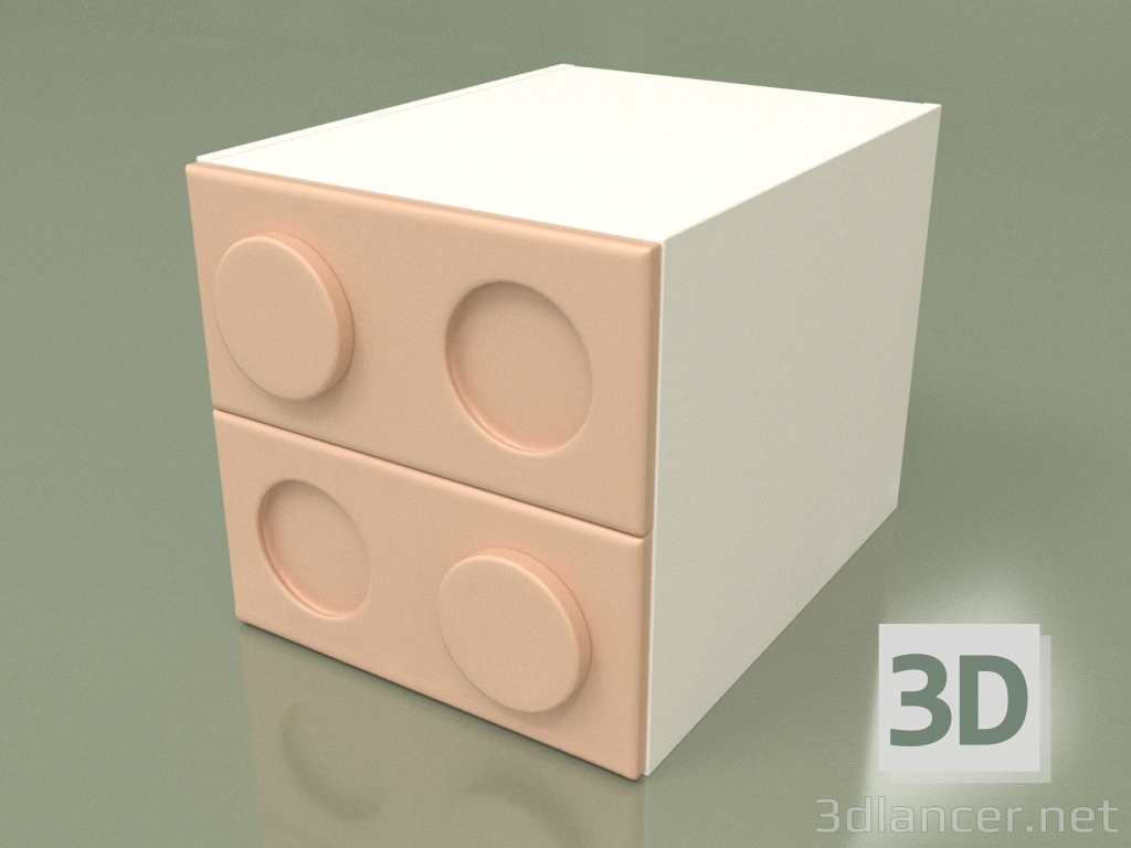 modello 3D Comodino per bambini (Ginger) - anteprima