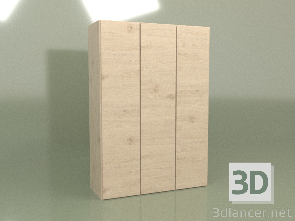 3d model Armario 3 puertas Mn 130 (Champagne) - vista previa