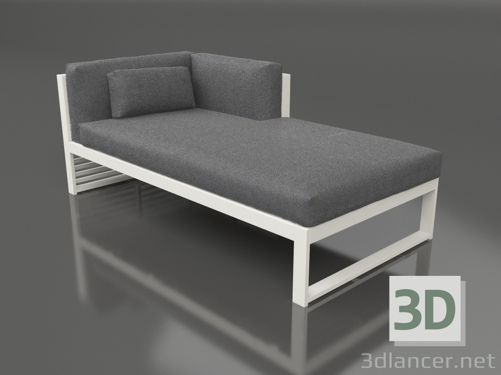 3D Modell Modulsofa, Teil 2 rechts (Achatgrau) - Vorschau